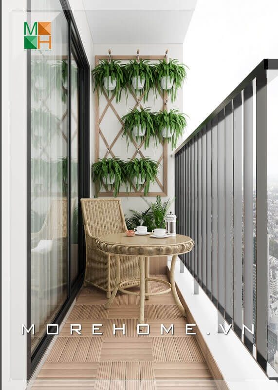 Tuyển chọn #16 Thiết kế ban công đẹp cho thiết kế nội thất chung cư 2022